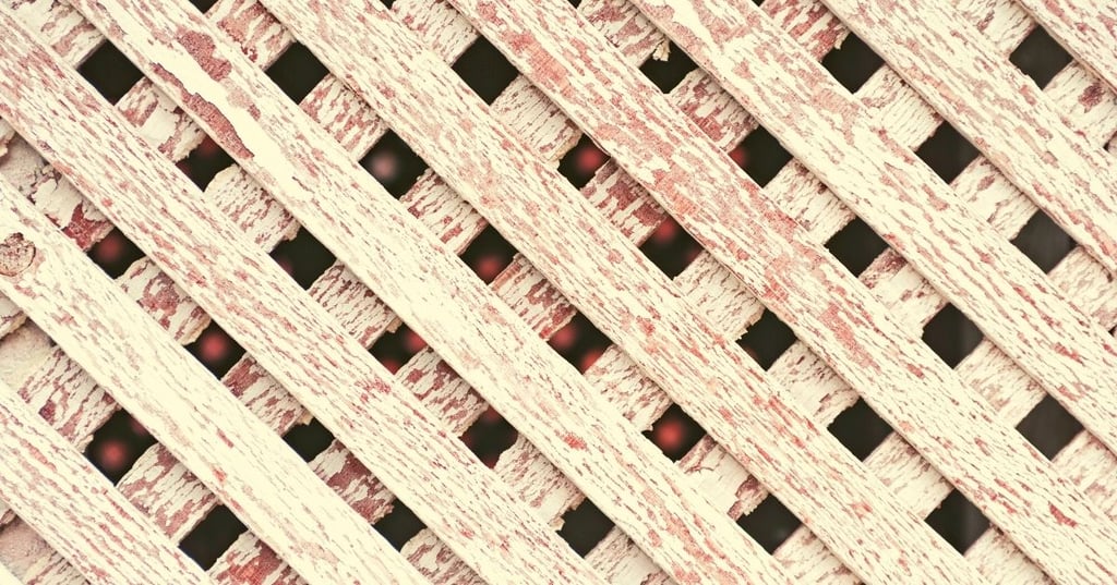 Properly built lattice fences can last for decades