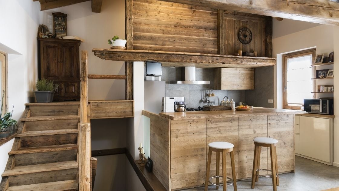 Rustic Wood Kitchen