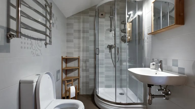 small bathroom design tips