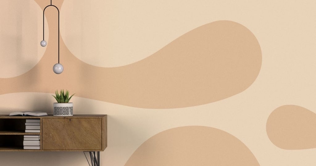 Applying removable wallpaper is a breeze