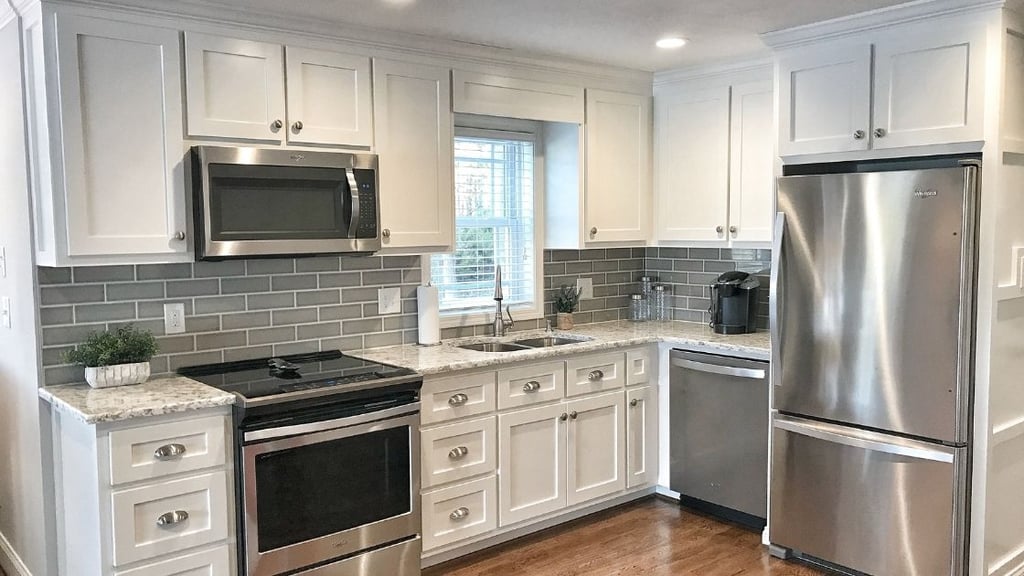 Gray Kitchen Backsplash