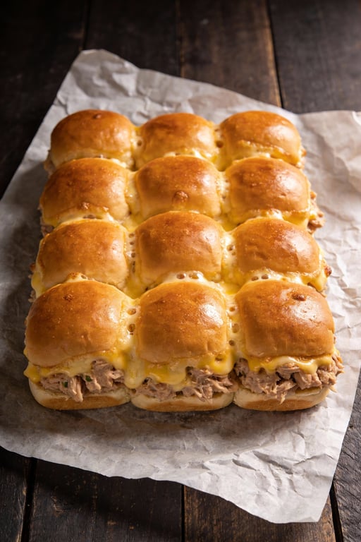 10-Minute Air Fryer Tuna Melt Sliders