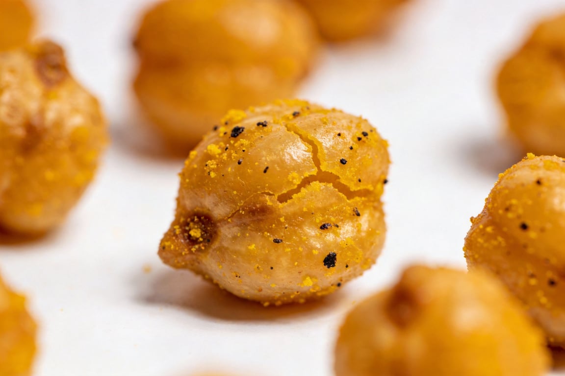 Anti-Inflammatory Turmeric Chickpea Bowl roasting process showing turmeric bioavailability