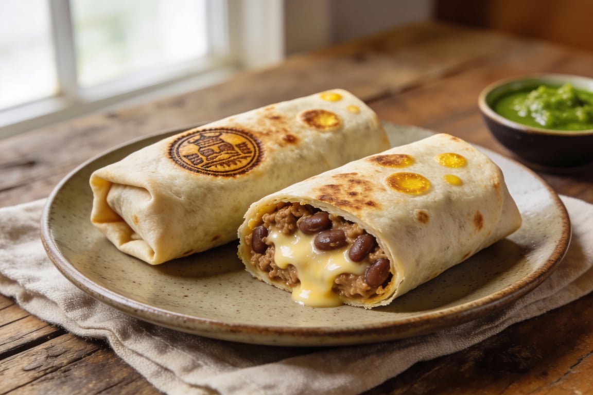 Auténtico Bean and Cheese Burritos