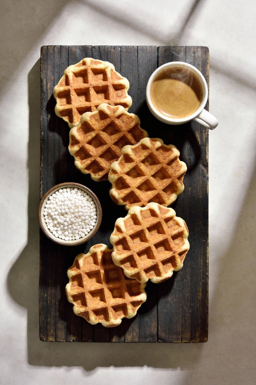 Authentic Liège Waffle Recipe with Belgian Pearl Sugar