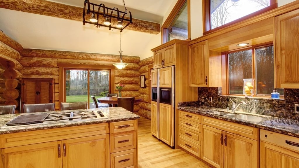 Rustic Wood Kitchen Cabinets
