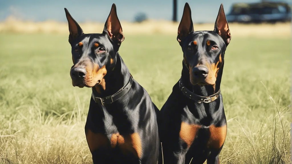 Common Doberman Color Variations