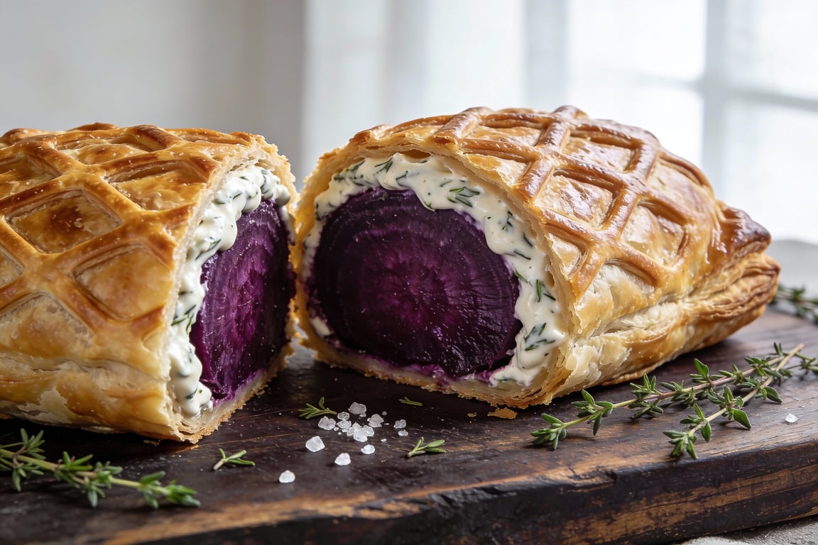 Balsamic Roasted Beet Wellington