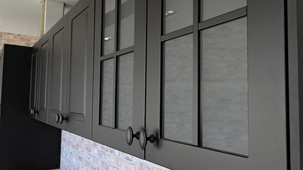 Dark Wooden Cabinets