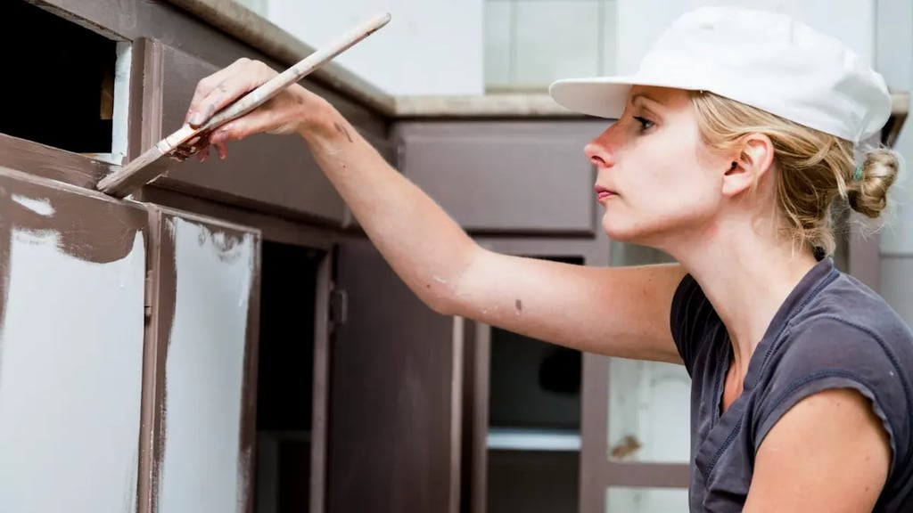 Can I paint over my kitchen cabinets