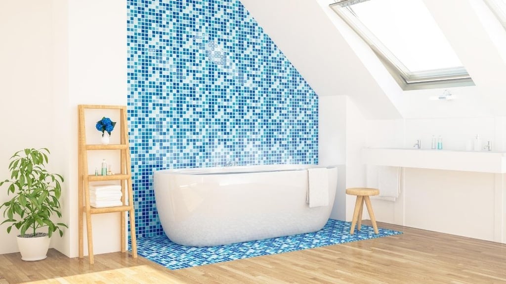 Attic Bathroom Sloped Ceilings