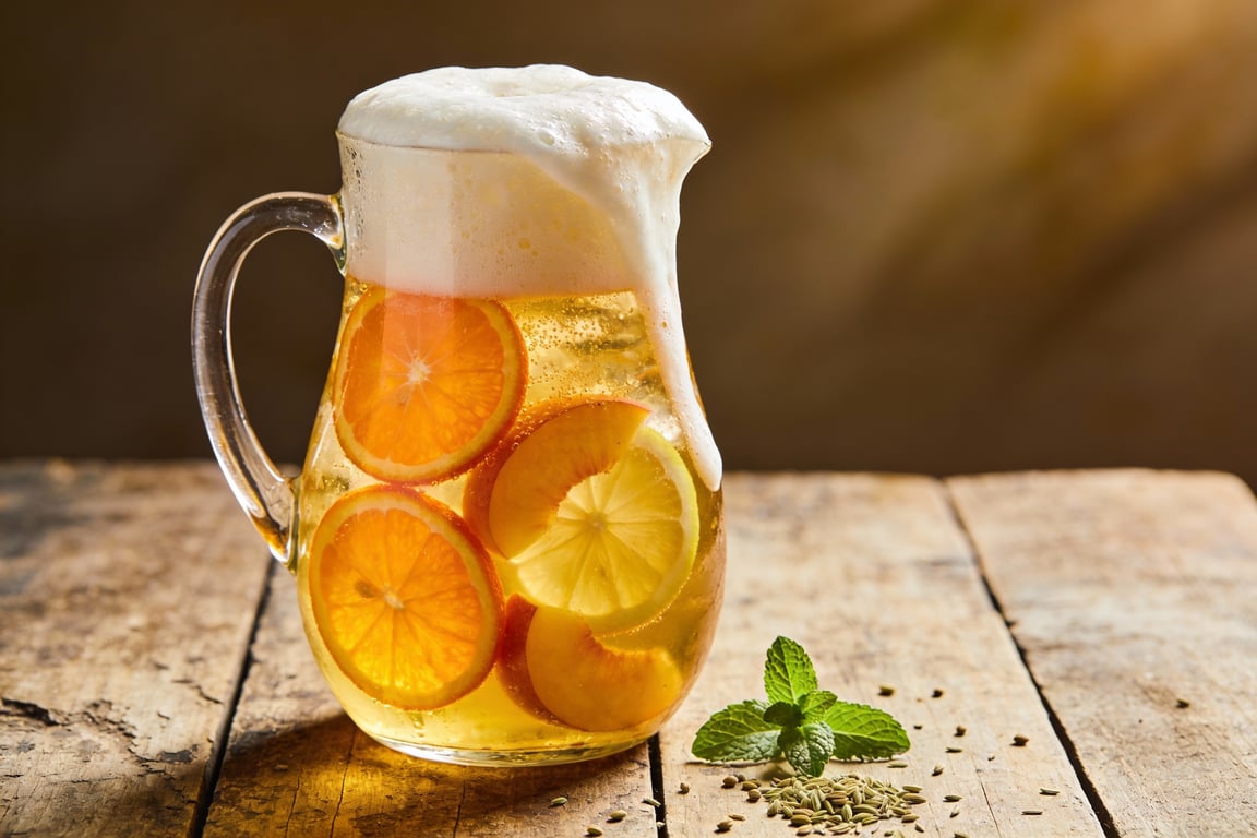 The 'Beergria': A Sparkling Wheat Beer Sangria