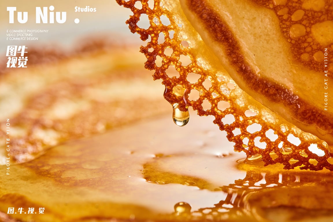 A tall stack of fluffy Southern buttermilk pancakes with butter and syrup