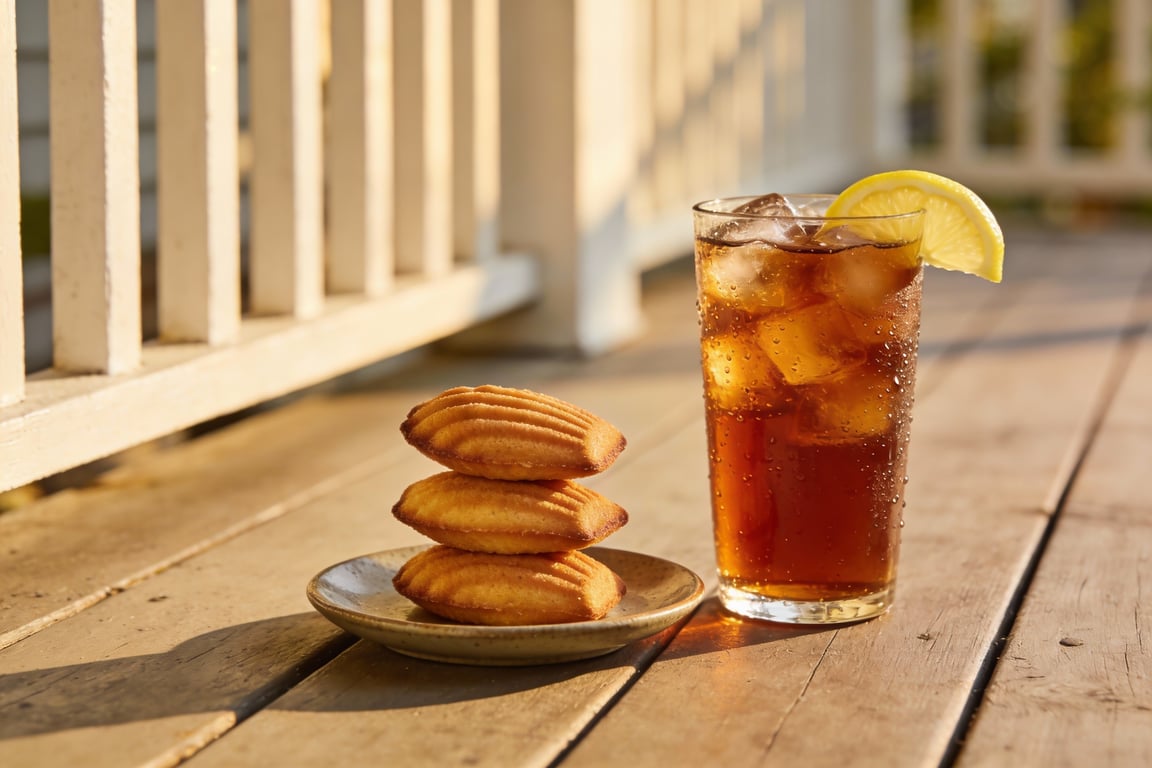 Folding pecan meal into the batter
