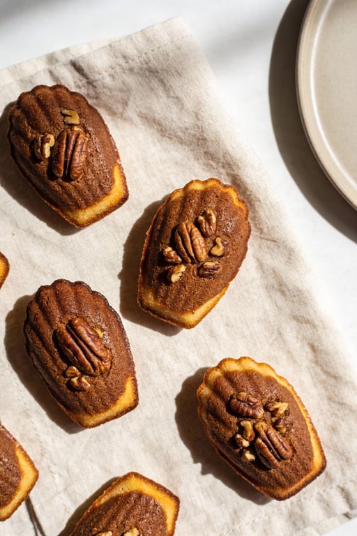 Brown Butter & Toasted Pecan Madeleines