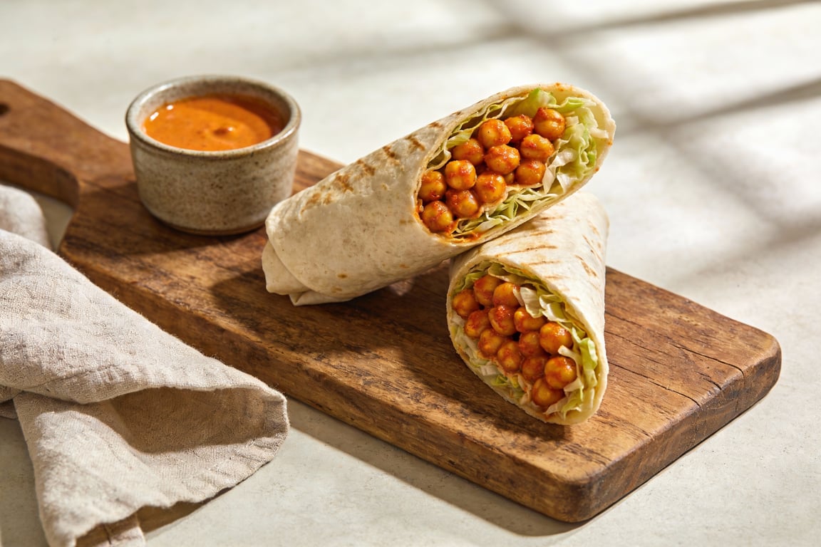 The $1.50 Buffalo Chickpea Wrap
