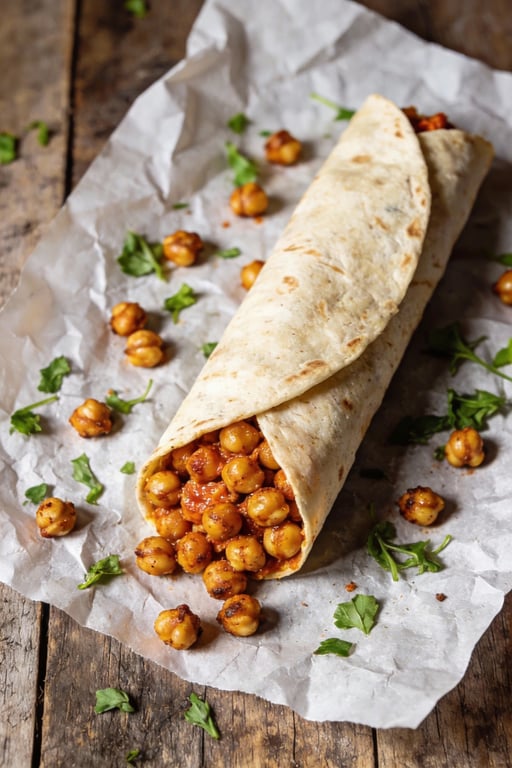 The $1.50 Buffalo Chickpea Wrap