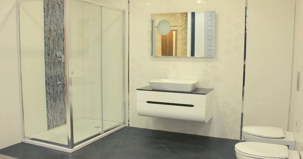 The shower liner keeps your floor clean