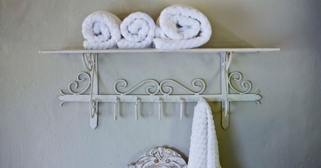 Add some shelves and decorate them with pretty things