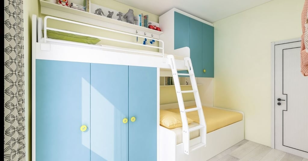 Dividing the space in a shared bedroom