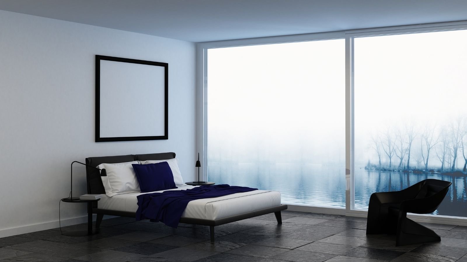 Is it okay to put the bed in front of a window?
