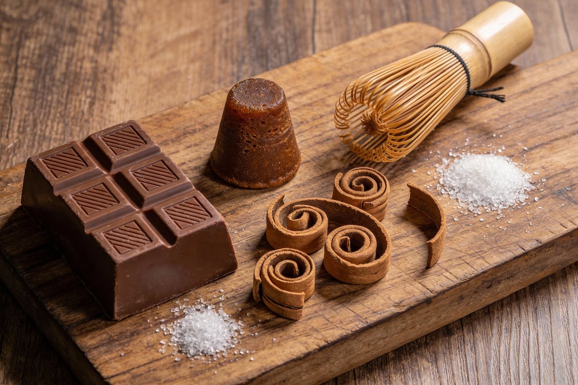 Homemade Mexican Chocolate Sauce recipe with traditional espuma