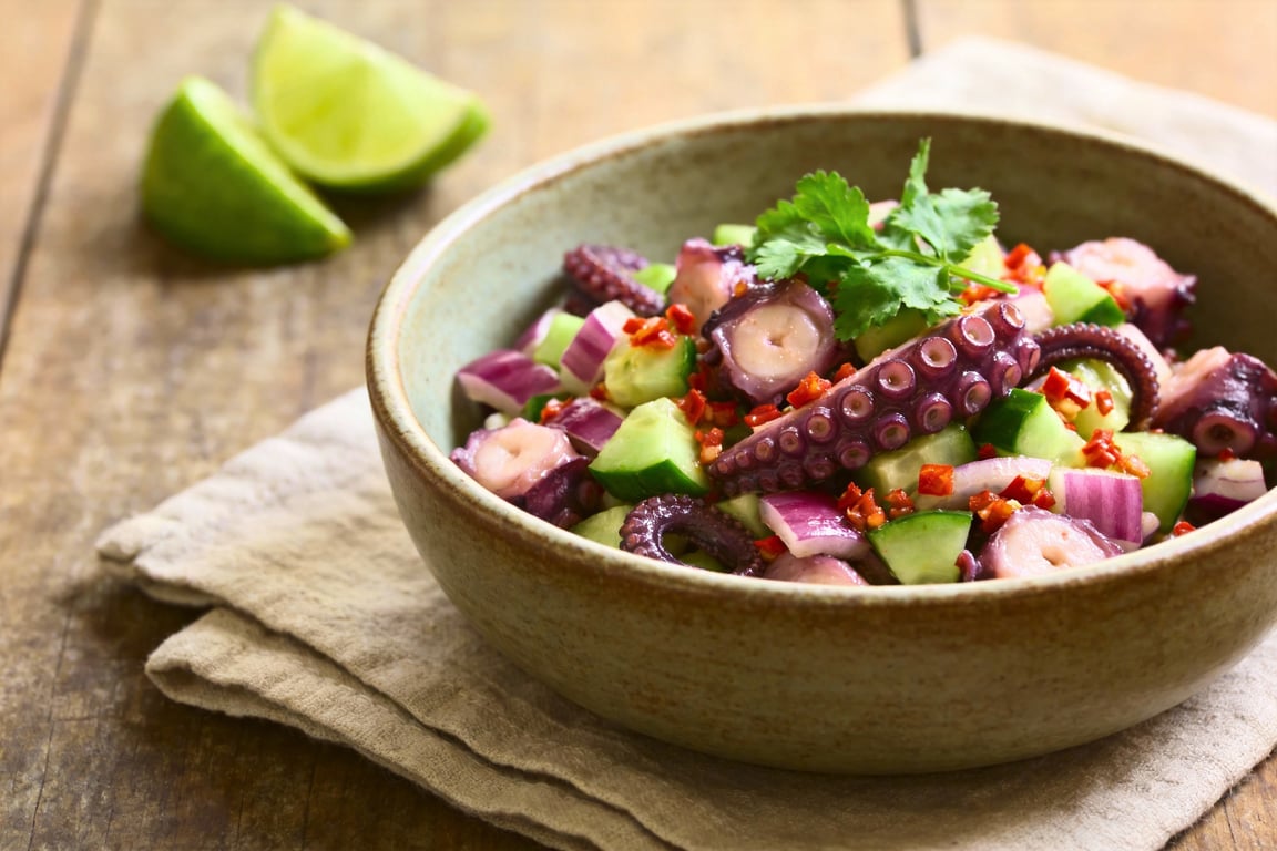 Ensalada de Pulpo (Mexican Octopus Salad)
