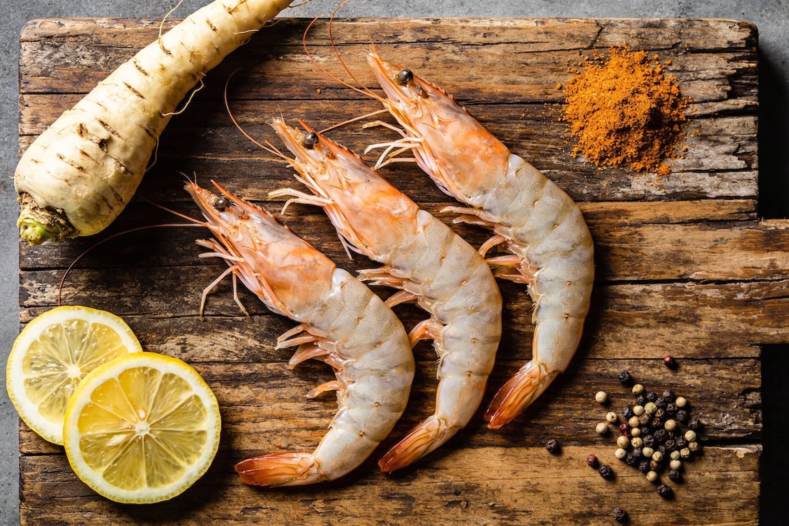 Steakhouse Style Shrimp with Spicy Horseradish Cocktail Sauce