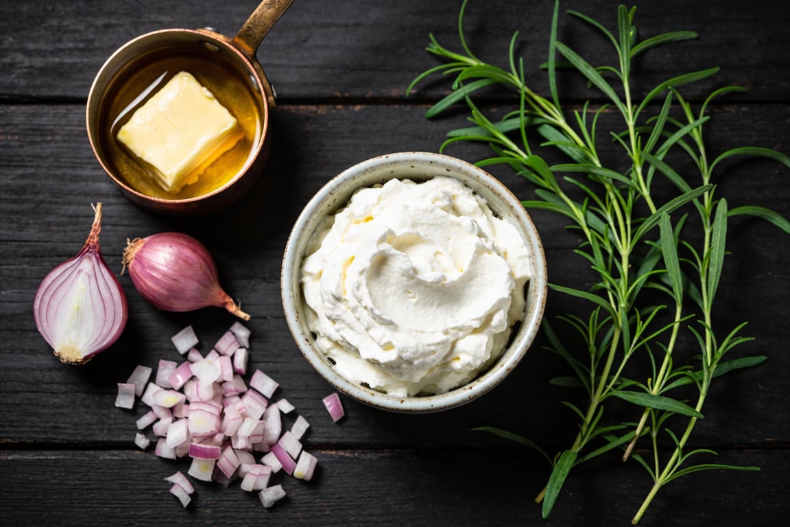 Resting professional crepe batter to ensure a delicate texture