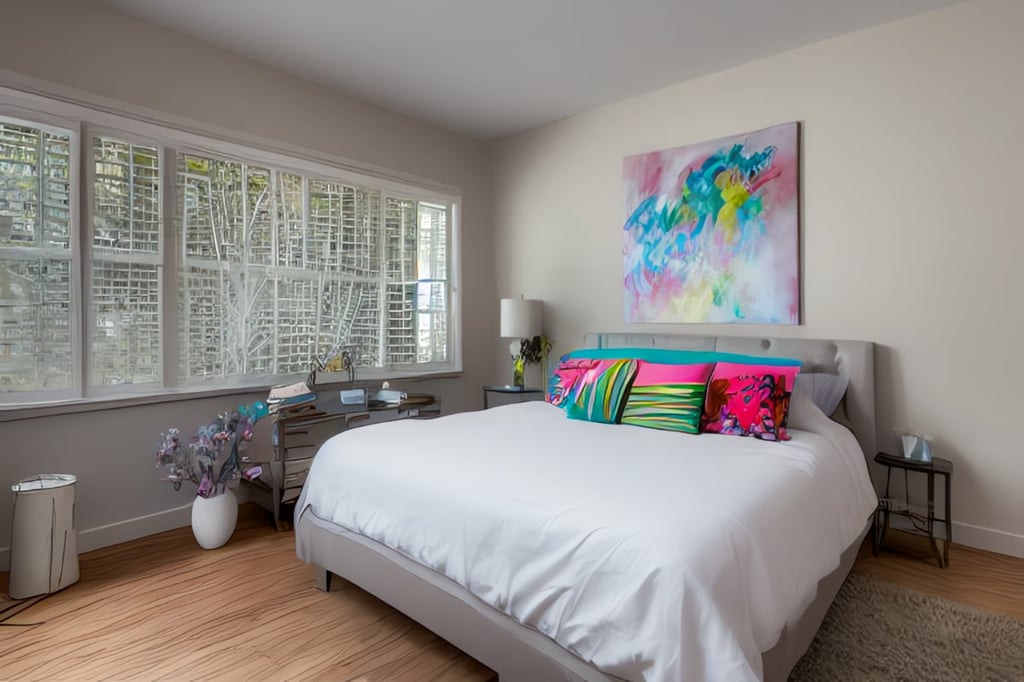 think outsdie the box with color for couples bedroom