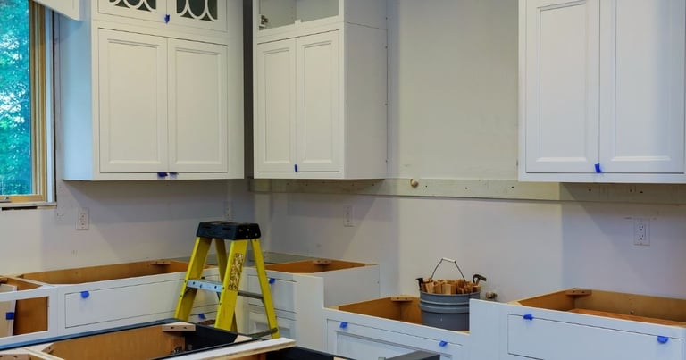 Thermofoil cabinets what to do when they start peeling