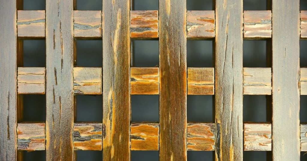 Enjoy your new lattice fence