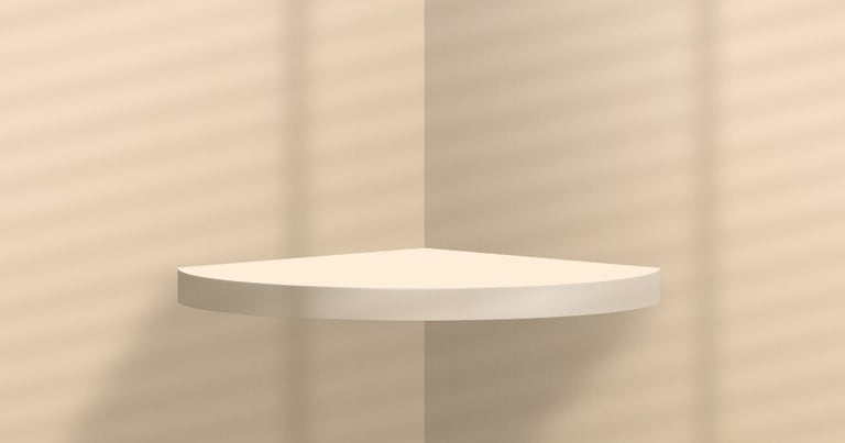 How to use corner shelves to save space in your home