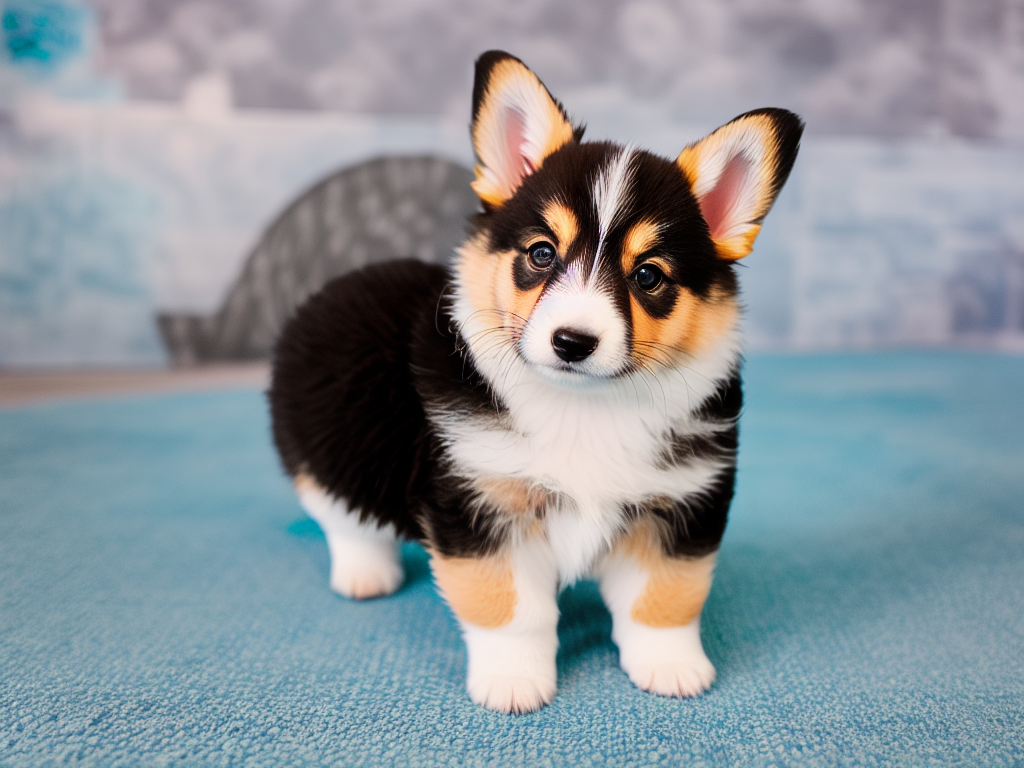 Pembroke Welsh Corgi Puppy sitting