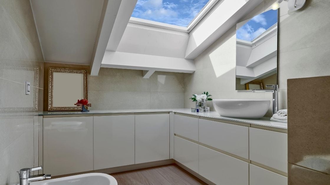 Attic Bathroom Skylight
