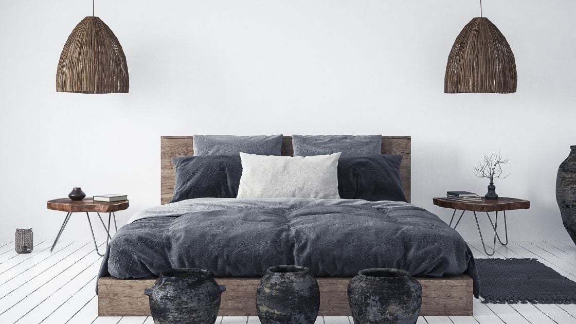 White Rustic Bedroom