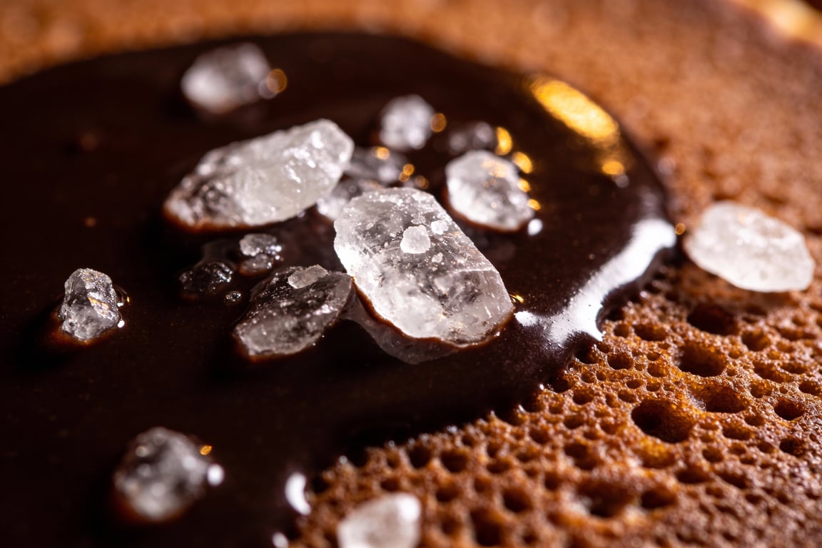 Mastering the chocolate souffle pancakes base