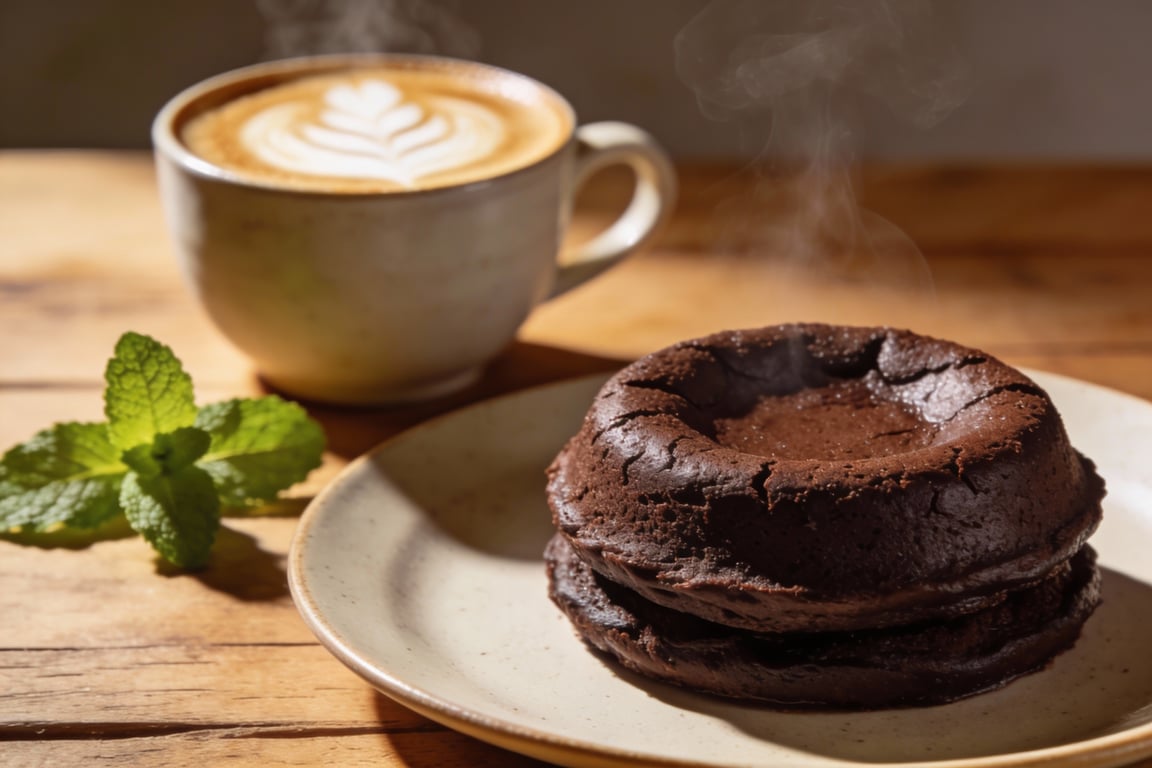 The J-fold technique for fluffy cocoa pancakes