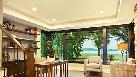 living room tray ceiling