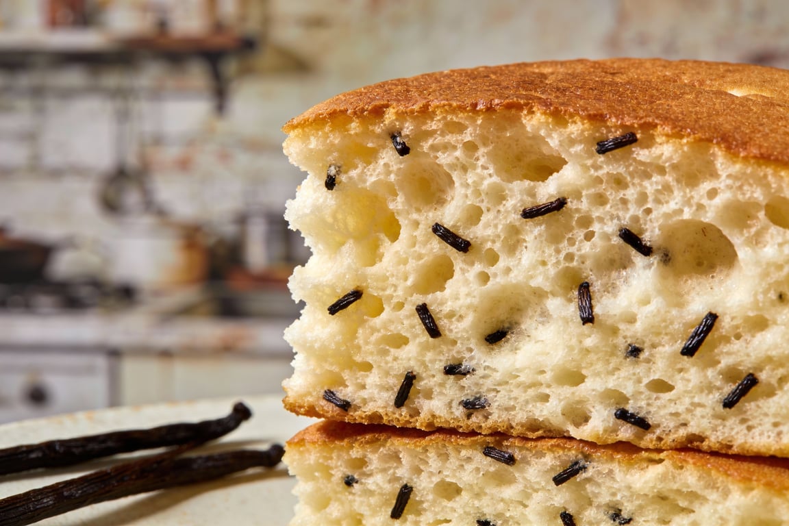 Diner-Style Souffle Pancakes cooling on the griddle