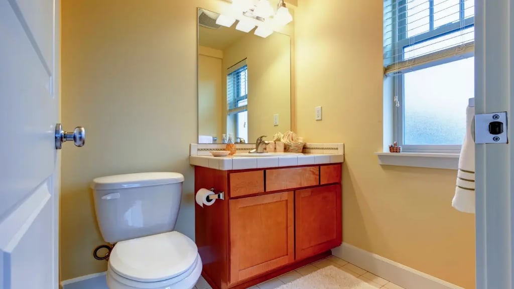 small bathroom colors