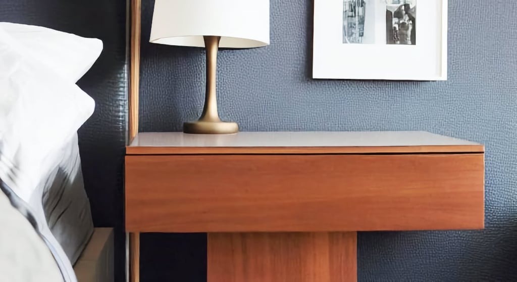 Nightstand in Masculine Bedroom