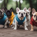 French Bulldog exercise
