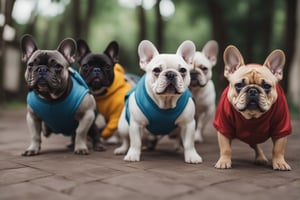 French Bulldog exercise