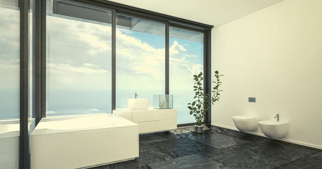 Bathroom Window Glass