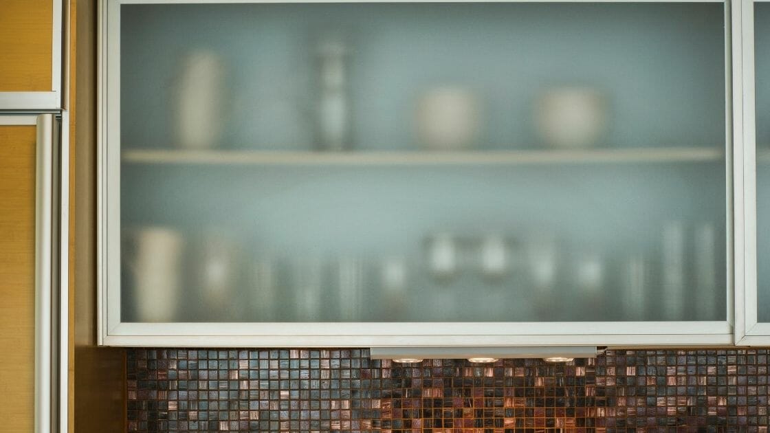 What is the standard depth of overhead kitchen cabinets?