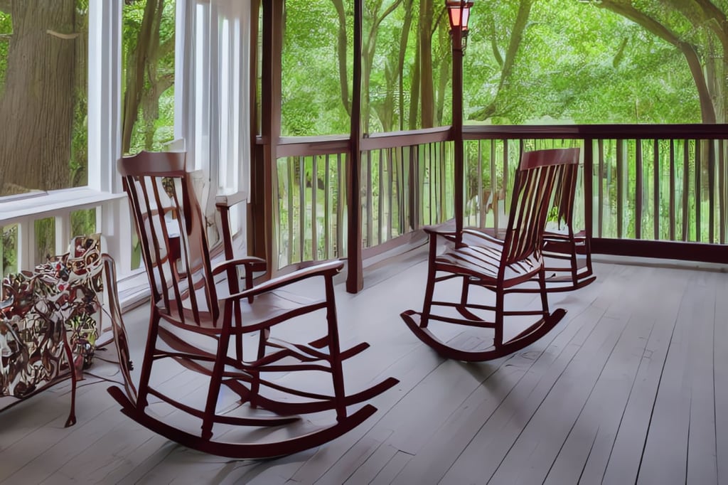 Rocking Chairs on Porch