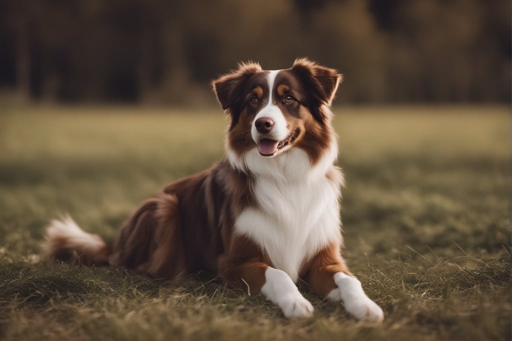 Brown Australian Shepherd Grooming