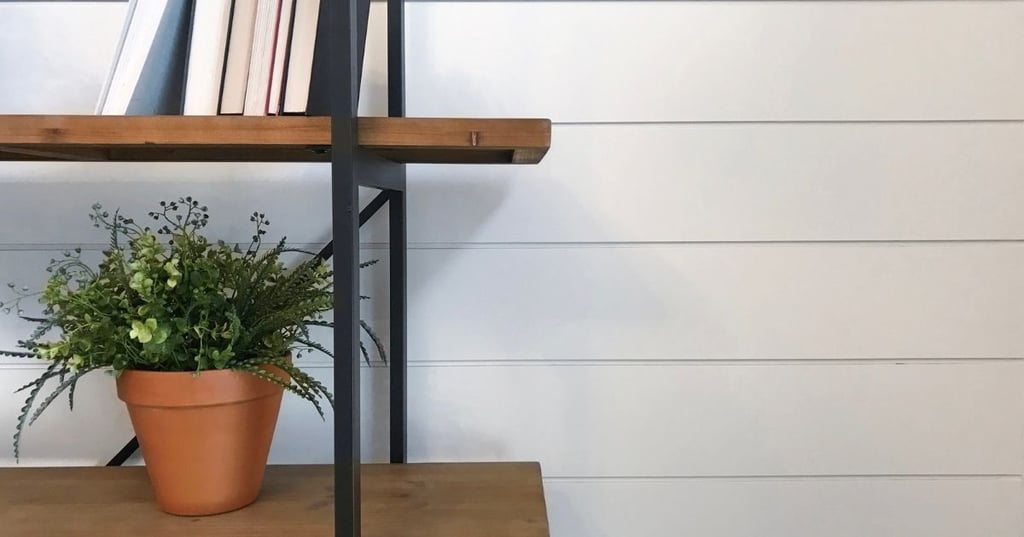 How to style your shiplap wall