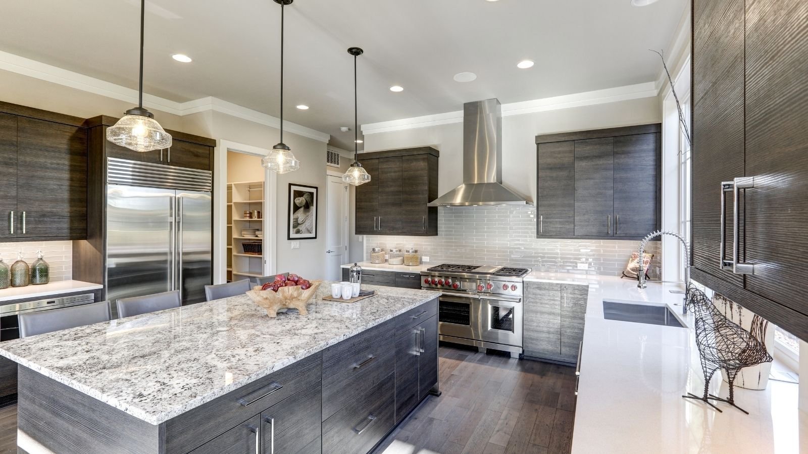 How do you style a gray kitchen?